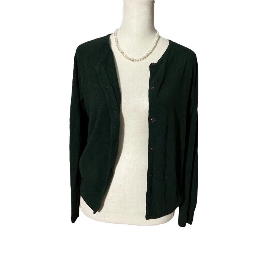 Laura Scott Petite Cardigan Green